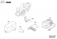 Bosch 3 601 E95 300 Gho 18 V Portable Planer 18 V / Eu Spare Parts